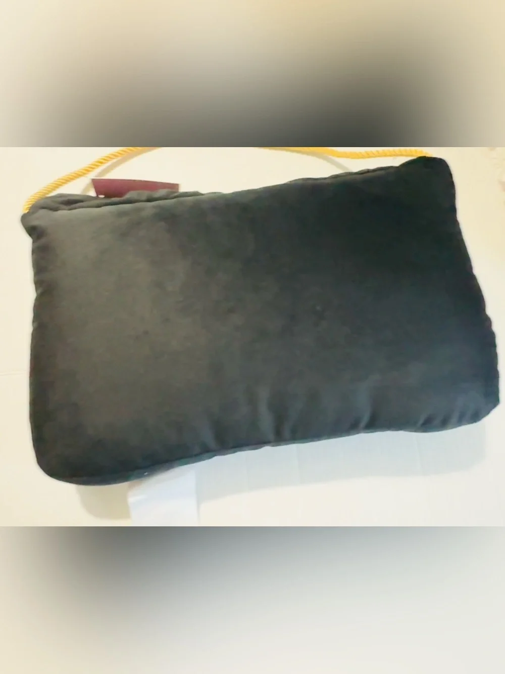 Juicy Couture gold and Black Quilted Shoulder Bag decorative pillow BNWT